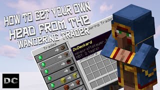 Minecraft Java Edition - How To Add Your Own Head To The Wandering Trader (QUICK TUTORIALS)