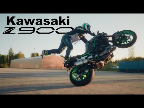 Kawasaki z900 Stuntriding