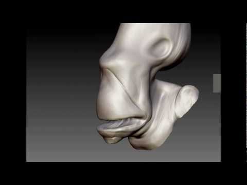 Zbrush Oddworld Glukkon Part 1