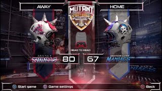 TNF Mutant Football League* Snuffalo Thrills Vs Motor City Maniacs Thanksgiving Football