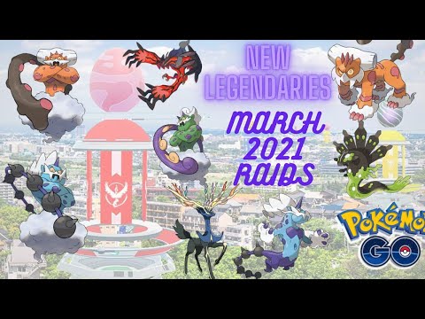 March 2021 Raids in Pokemon go | Upcoming Raid bosses pokemon go|