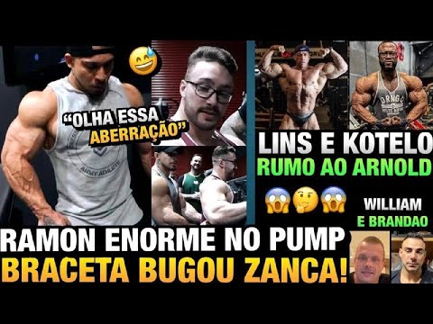 RAMON MOSTRA BRAÇO ENORME E BUGA ZANCANELLI - LINS E KOTELO ESTÃO INCRIVEIS + WILLIAM E BRANDÃO