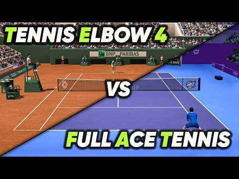 Tennis Elbow 4 vs Full Ace Tennis Simulator - Which Game Is BETTER?