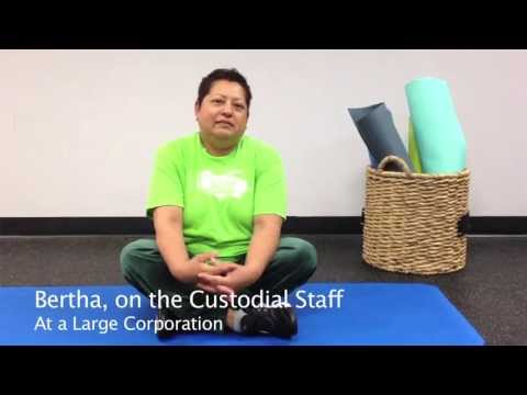 Serving Bertha - Teaching Gentle Yoga in Corporations