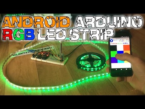 Bluetooth LED strip arduino control Android App