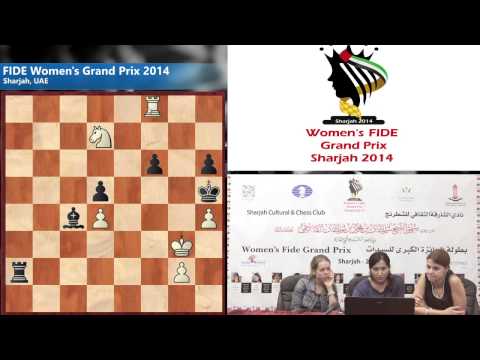 Round 4: Kosintseva (RUS) 1/2-1/2 Muminova (UZB)