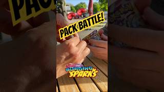 Surging Sparks Pack Battle! Which card won? #pokemoncards