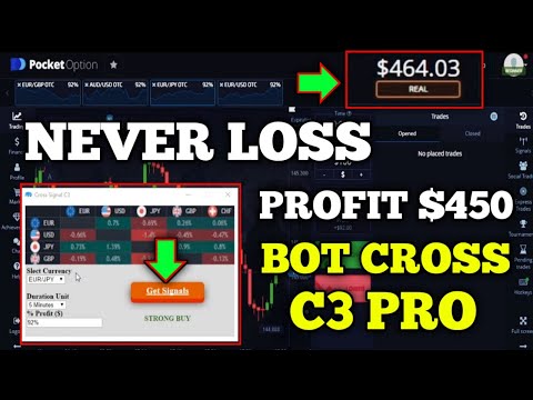 Never Loss - Profit $450 - Trading Bot Cross c3 Pro For Beginner || 100% Success