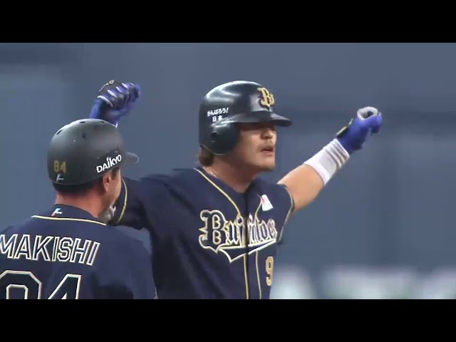 【5回裏】バファローズ・坂口 右中間を抜ける3点タイムリー3ベース!! 本日5打点荒稼ぎ!! 2014/9/7Bs-F