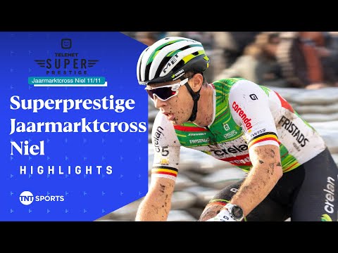 DOWN TO THE WIRE! 🤩| Men's Superprestige Jaarmarktcross Niel | TNT Sports Cycling