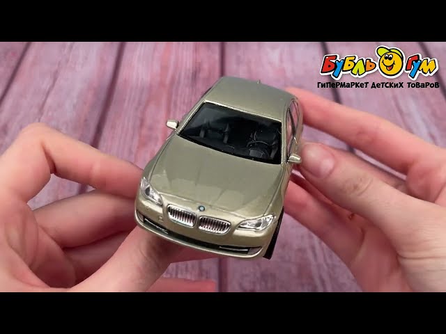 Машинка BMW 535I Welly металлическая инерционная 1:38 в ассортименте - видео