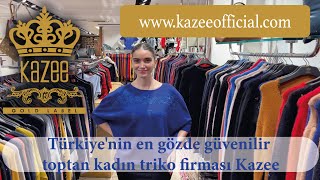 Türkiye'nin en gözde güvenilir toptan kadın triko firması Kazee