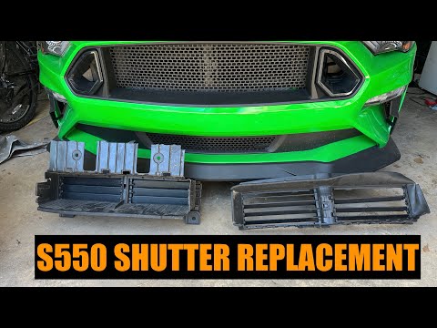 Replacing the Shutters on a S550 Mustang