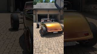 1933 Factory Five Hot Rod Ford Roadster-Engine start up