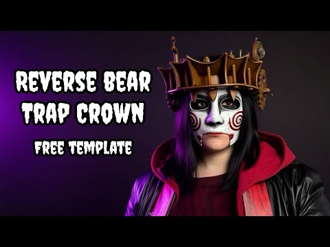 How to Make A Reverse Bear Trap Crown from Dead by Daylight | EVA Foam Tutorial (FREE Template!)