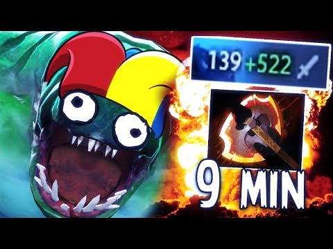 WTF IS THIS CARRY TIDE 650 Damage 9 min BATTLEFURY Super Carry Disaster 7.08 IMBA Dota 2
