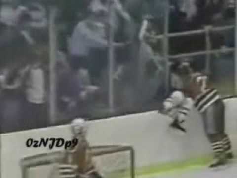 Randy Velischek Hits Markwart TROUGH THE GLASS