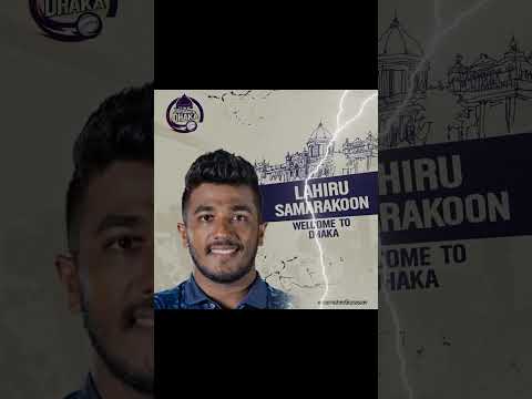 WELCOME LAHIRU SAMARAKOON.