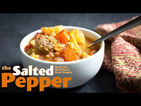 Cabbage & Sausage Soup ~ Can I Double It!