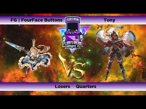 Flynn's Arcade 055 Losers Quarters - FG FourFaceButtons (Charlotta) Vs Tony (Seox) Granblue Fantasy