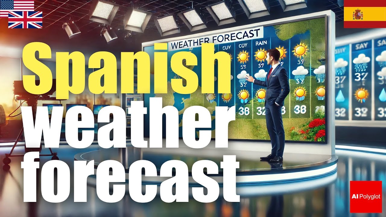 Spanish weather forecast | Passive listening | with hiragana episode artwork