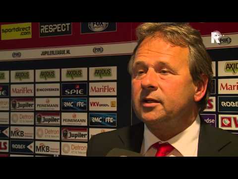 Sparta-trainer Gert Kruys na de 1-0 zege