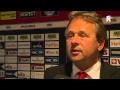Sparta-trainer Gert Kruys na de 1-0 zege