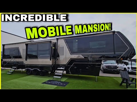 RV that's a MOBILE MANSION with a GARAGE!  Brinkley Model G 4000 Fifth Wheel 