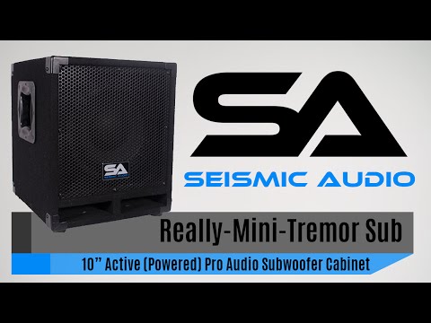 Seismic Audio - Powered 12" Pro Audio Subwoofer Cabinet - PA / Band / DJ / KJ image 10