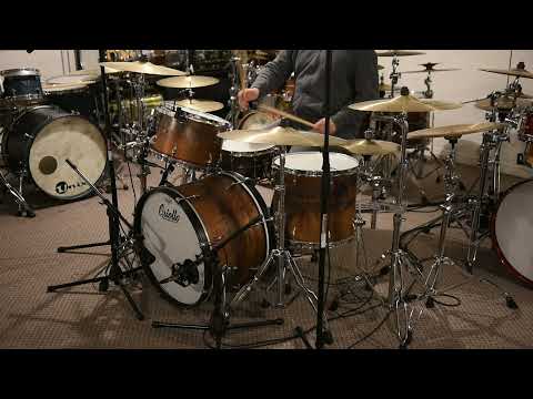 Oriollo Bakar Spun Copper Drums, Tom Groove