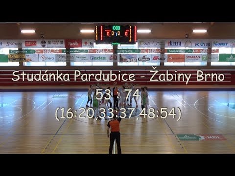 2018 0414 Extraliga U17 _ 3 kolo play off _ Studánka Pardubice - Žabiny Brno