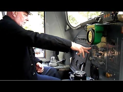 Starting a 3300HP deltic locomotive