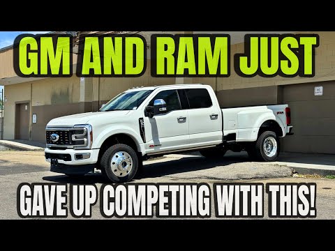 2025 Ford F450 Platinum Plus: They Still Make You Pay Extra For This???