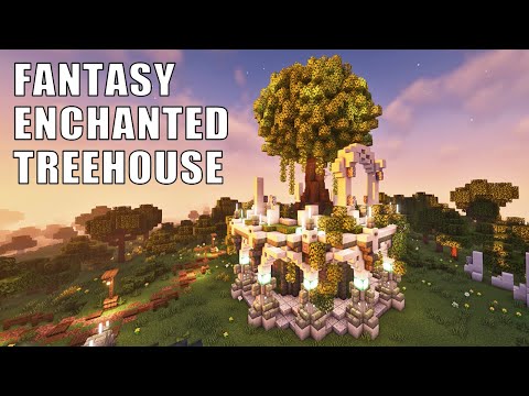 Magical Minecraft Treehouse Build with Hidden Surprises