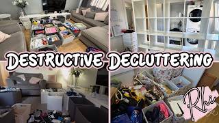 Huge Destructive Declutter Before Christmas!