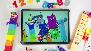 BIG NUMBERS NUMBERBLOCKS 1 to 100 Rainbow Colors Kindergarten Educational Videos Toddlers Learning
