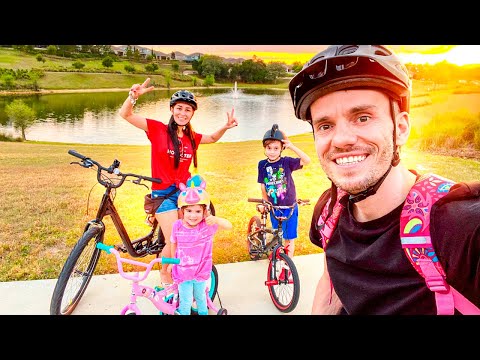 PASSEIO DE BICICLETA NO LAGO DE ORLANDO - Família Brancoala nos Estados Unidos