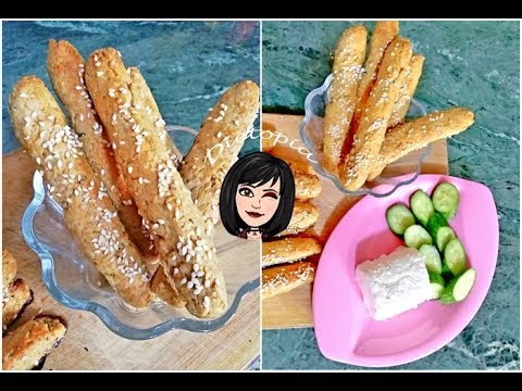 Breadsticks With Oats -  بقسماط دايت بالشوفان Video