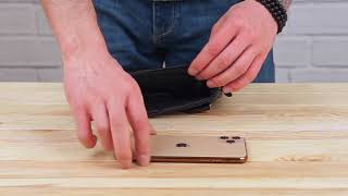 Сумка SHVIGEL 11025 кожаная черная