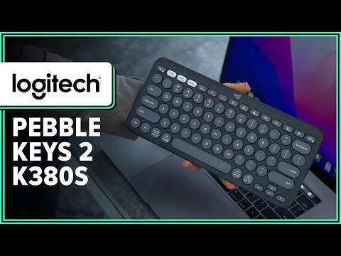 Logitech Pebble Keys 2 K380s, Multi-Device Bluetooth Wireless Keyboard, Customizable Shortcuts, Slim and Portable, Easy-Switch Windows, mac, iPad, Android, Chrome - Tonal Graphite (Renewed) video review thumbnail