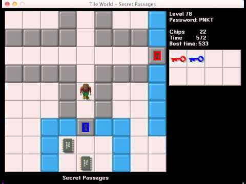 CCLP1 level 78 solution - 533 seconds