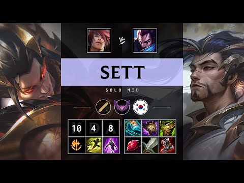Sett Mid vs Yasuo - KR Master Patch 25.14