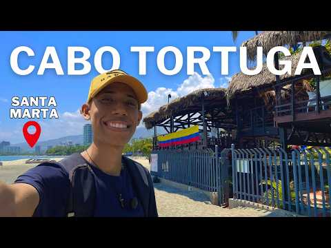 This is Cabo Tortuga beach in Santa Marta