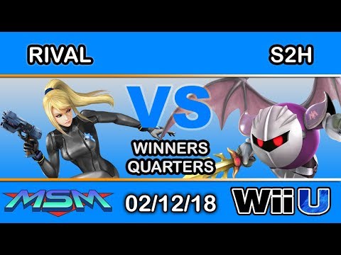 MSM 133 - Rival (Zero Suit Samus) Vs. S2H (Meta Knight) Winners Quarters - Smash 4