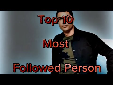 Top 10 Most Followed Person On Facebook 2023 //#trending #alightmotion