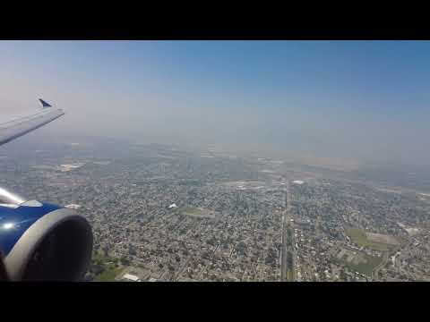 4K - Hazy landing in Salt Lake City on a Delta A320 - With Air Traffic Control Audio