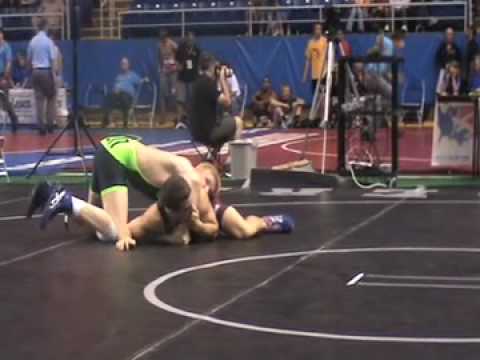 Junior Freestyle 160  Brock Gutches (OR) pin Steven Harvey (WA)