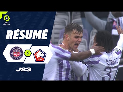 TOULOUSE FC - LOSC LILLE (3 - 1) - Highlights - (TFC - LOSC) / 2023-2024