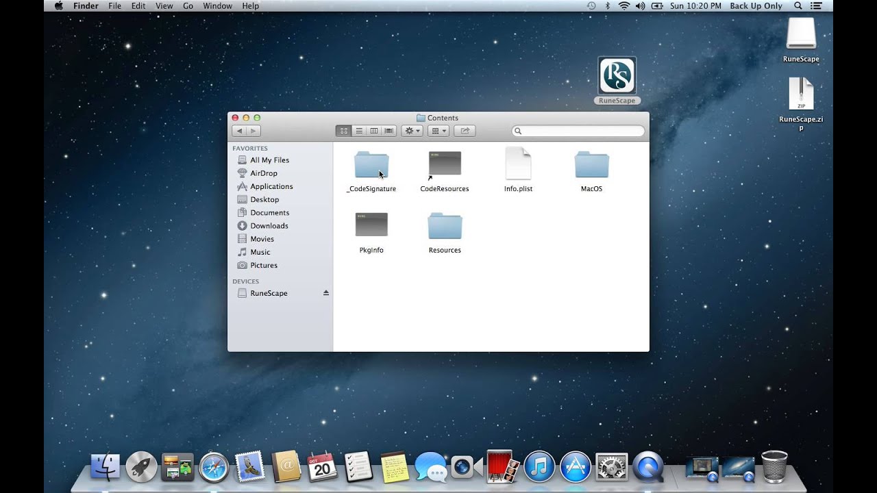 Old School RuneScape client for Mac