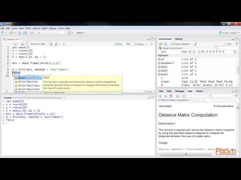 R Data Visualization Basic Plots Maps PieCharts Constructing Simple Dendrogram | packtpub com